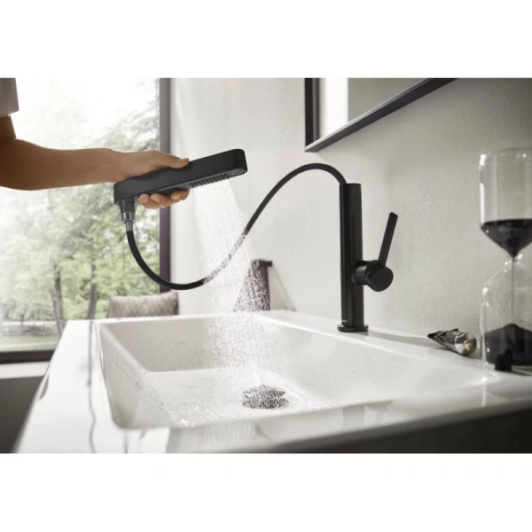 смеситель для раковины с донным клапаном hansgrohe finoris 76063670