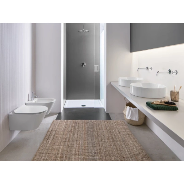 раковина-чаша catalano zero 0123450001 45x45 см, накладная, белый глянец