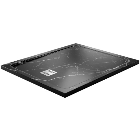 Душевой поддон из искусственного камня WasserKRAFT Neime 120×100 19T10 черный матовый