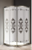 душевой уголок cezares giubileo r2 80x80 giubileo-r-2-80-scorrevole-c-g прозрачное стекло профиль золото