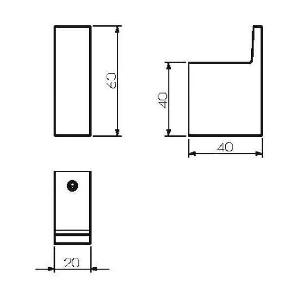 Крючок Langberger Vico 70331A-BP