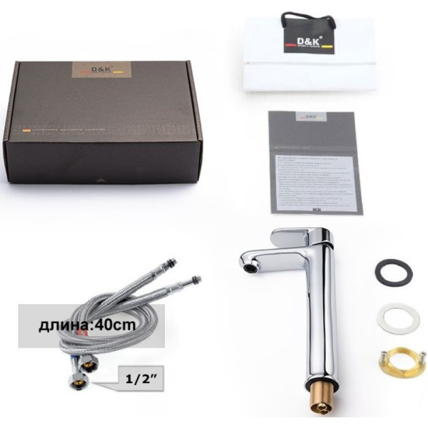 смеситель для раковины d&k speyer rhein da1312001