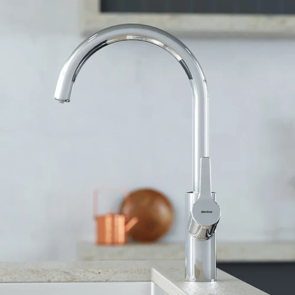 смеситель для кухни damixa eclipse 310721000 хром