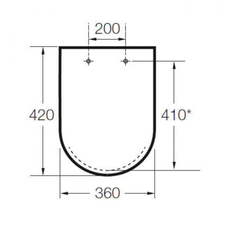 сиденье для унитаза roca hall soft close, петли хром 801622004