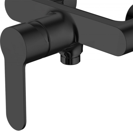 смеситель для душа aquanet passion af300-30b 00243296 черный