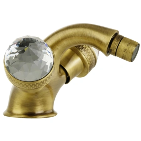 смеситель migliore axo swarovski 18474 для биде, без донного клапана, бронза