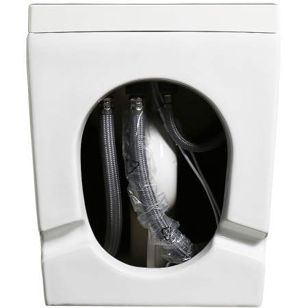 унитаз abber rechteck ac1212p приставной с сиденьем микролифт