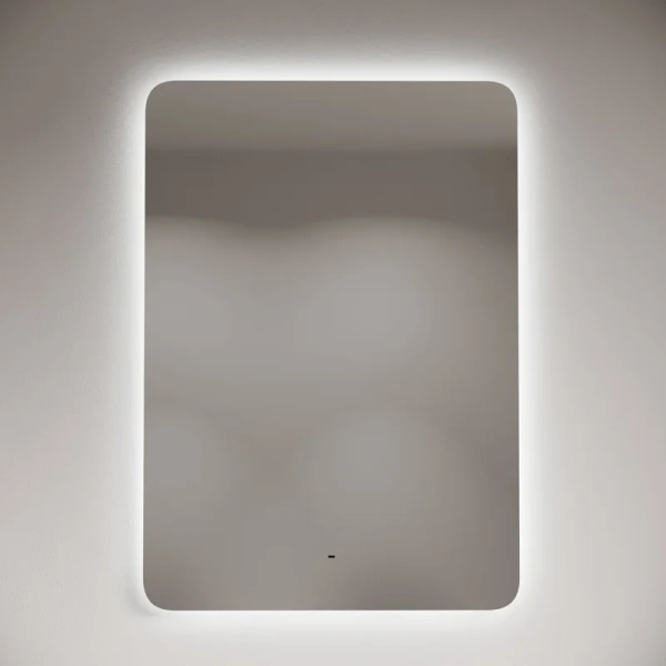 зеркало для ванной комнаты sancos ray 700x1000 c подсветкой, ra700