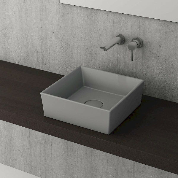 раковина-чаша bocchi vessel 38 1173-006-0125 серая матовая