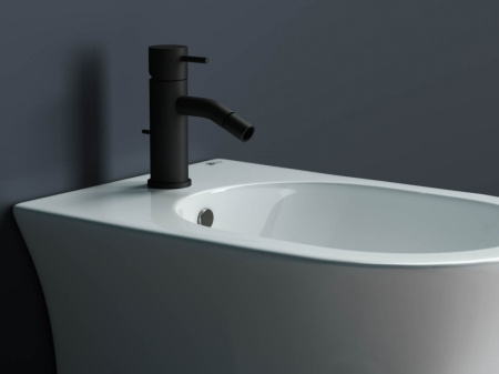 биде ceramicanova star cn1906 напольное, белое