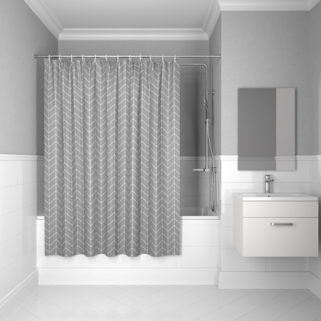 Штора для ванной IDDIS Base BD06P24i11 200x240 см, Полиэстер