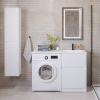 Раковина полувстраиваемая BelBagno 120 R BB1200/480-LV-MR-R Белая